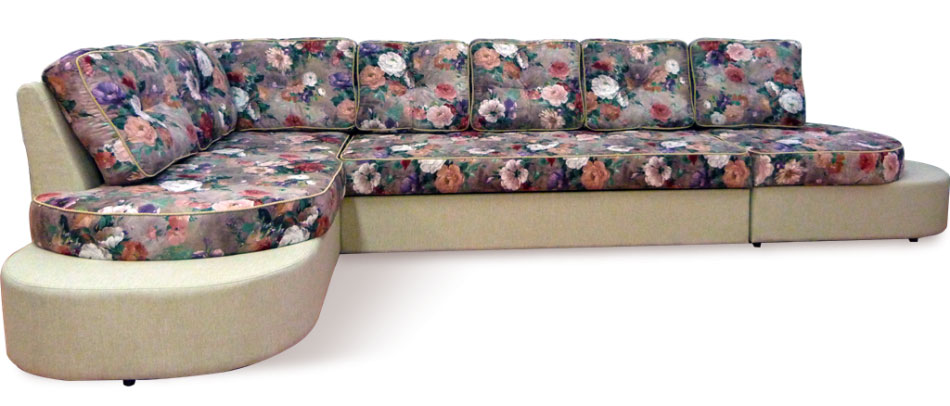 Угловой диван-кровать "Прованс" с оттоманкой